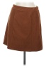 Rachel 100% Polyester Solid Brown Casual Skirt Size M - photo 1