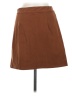 Rachel 100% Polyester Solid Brown Casual Skirt Size M - photo 2