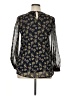 Suzanne Betro 100% Polyester Black Long Sleeve Blouse Size XL - photo 2