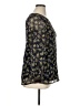 Suzanne Betro 100% Polyester Black Long Sleeve Blouse Size XL - photo 4