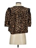 Shein Animal Print Brown 3/4 Sleeve Blouse Size S - photo 2