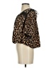 Shein Animal Print Brown 3/4 Sleeve Blouse Size S - photo 5