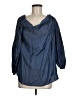Kaari Blue 100% Lyocell Blue 3/4 Sleeve Blouse Size M - photo 1