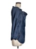 Kaari Blue 100% Lyocell Blue 3/4 Sleeve Blouse Size M - photo 4