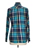 Nollie Plaid Teal Long Sleeve Button-Down Shirt Size L - photo 2