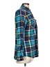 Nollie Plaid Teal Long Sleeve Button-Down Shirt Size L - photo 4