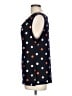 Grace Polka Dots Black Sleeveless T-Shirt Size L - photo 5