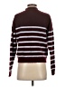 Sundry Stripes Burgundy Turtleneck Sweater Size XS (0) - photo 2