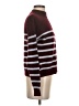 Sundry Stripes Burgundy Turtleneck Sweater Size XS (0) - photo 4