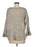 Peruvian Connection Gray Pullover Sweater Size M - photo 2