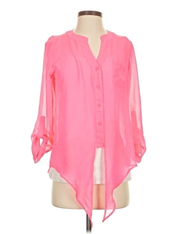 L.e.i. 3/4 Sleeve Blouse (view 1)