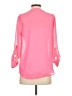 L.e.i. 100% Polyester Pink 3/4 Sleeve Blouse Size S - photo 2