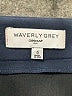 Waverly Grey Solid Blue Casual Skirt Size 6 - photo 4