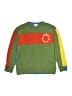 Stella McCartney Color Block Green Sweatshirt Size 12 - photo 1