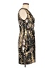 Connected Apparel Camo Brown Black Cocktail Dress Size 6 (petite) - photo 4