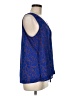Allison Joy 100% Polyester Blue Sleeveless Blouse Size M - photo 4