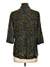 Cathy Paisley Teal 3/4 Sleeve Blouse Size L - photo 2