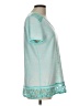 Onyx Teal Short Sleeve Top Size L - photo 4