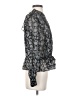 MNG Black Long Sleeve Blouse Size 4 - photo 4