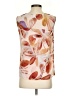 CAbi 100% Polyester Floral Orange Sleeveless Blouse Size S - photo 2