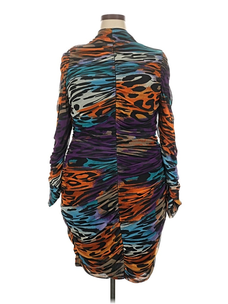 Pre-owned Ashley Stewart Cocktail Dress In Blue