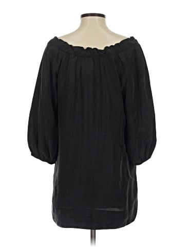 DKNYC 3/4 Sleeve Silk Top (view 2)