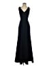 BELLA BRIDESMAIDS 100% Polyester Black Blue Cocktail Dress Size 4R - photo 1