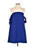Milly Solid Blue Cocktail Dress Size 4 - photo 1