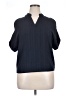 Shein 100% Polyester Blue Short Sleeve Blouse Size XL - photo 1