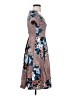 Assorted Brands Floral Brown Casual Dress Size S - photo 4