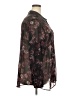 Rock & Republic 100% Polyester Floral Brown Long Sleeve Blouse Size 2X - photo 4