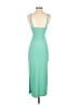 Lyaner Solid Green Cocktail Dress Size S - photo 2