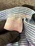 Stitchy Fish Stripes Blue Sweatpants Size 6 - photo 3