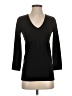 Burberry 100% Wool Black Long Sleeve Top Size S - photo 1