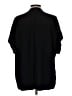 Point Sur 100% Viscose Black 3/4 Sleeve Button-Down Shirt Size L (tall) - photo 2