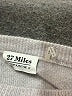 27 miles 100% Cashmere Stripes Gray Cashmere Pullover Sweater Size S - photo 7
