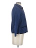 misook 100% Acrylic Houndstooth Blue Jacket Size XS - photo 4