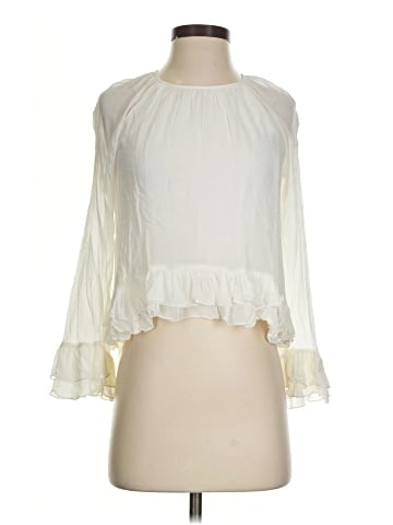 J.Crew Collection 3/4 Sleeve Blouse (view 1)