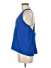 Three of Something 100% Polyester Blue Sleeveless Blouse Size M - photo 5