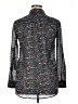 Assorted Brands 100% Polyester Print Black Long Sleeve Blouse Size XL - photo 2