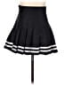 Delia's 100% Polyester Stripes Black Casual Skirt Size XXS - photo 2