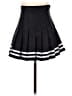 Delia's 100% Polyester Stripes Black Casual Skirt Size XXS - photo 1