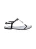 J.Crew Silver Black Sandals Size 9 - photo 1