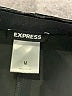 Express 100% Polyurethane Metallic Black Leggings Size M - photo 7