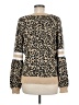 Fever Animal Print Tan Pullover Sweater Size M - photo 2