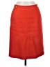 Talbots 100% Cotton Solid Red Formal Skirt Size 2 - photo 1