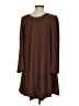 Amanda Uprichard 100% Polyester Solid Brown Casual Dress Size S - photo 2