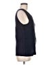Banana Republic 100% Polyester Black Sleeveless Blouse Size M - photo 4