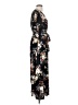 Lumiere 100% Rayon Black Kimono Size S - photo 4