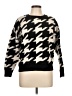 Andrea Jovine Houndstooth Black Pullover Sweater Size L - photo 1